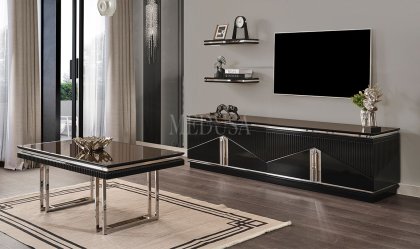 Medusa Home Mobilya - Dolce Siyah Tv Ünitesi