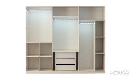 Medusa Home Mobilya - Dolcia Cam Gardırop