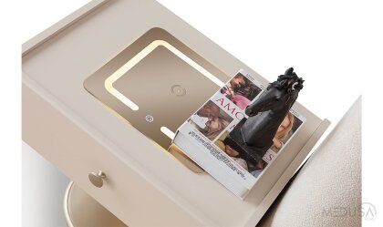 Medusa Home Mobilya - Dolcia Şarjlı Komodin