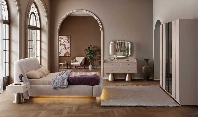 Medusa Home Mobilya - Dolcia Yatak Odası - Modern Yatak Odası