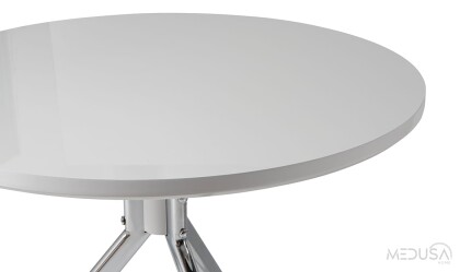 Medusa Home Mobilya - Dolunay Beyaz Mutfak Masası