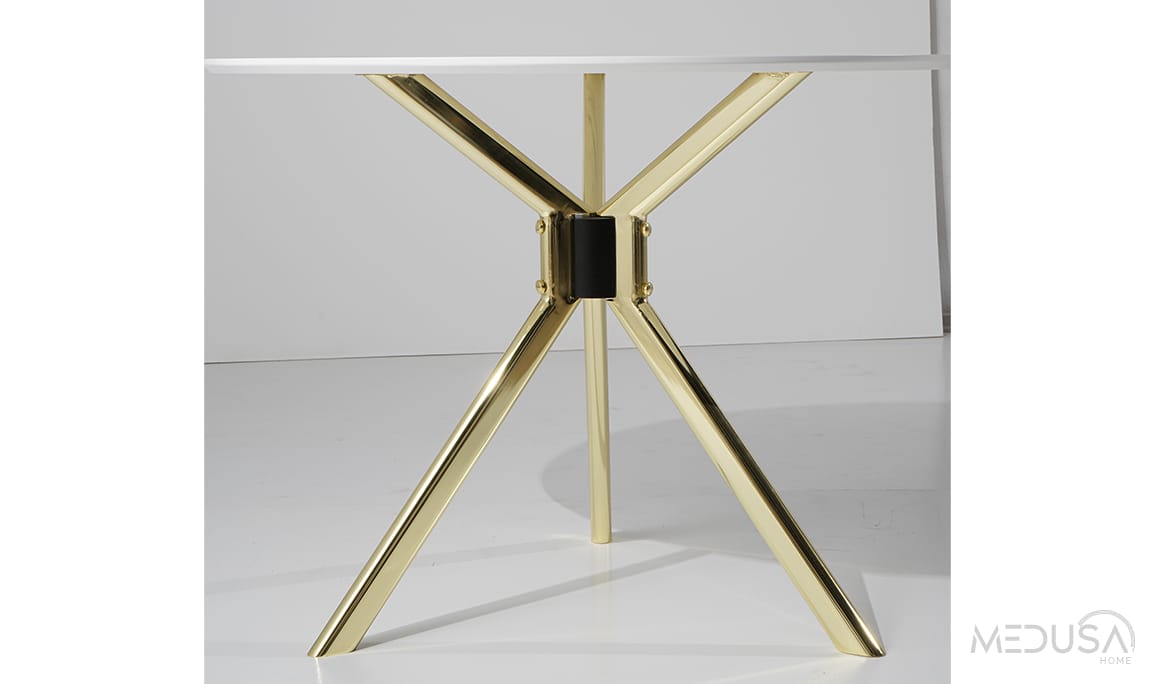 Medusa Home Mobilya - Dolunay Gold Mutfak Masası