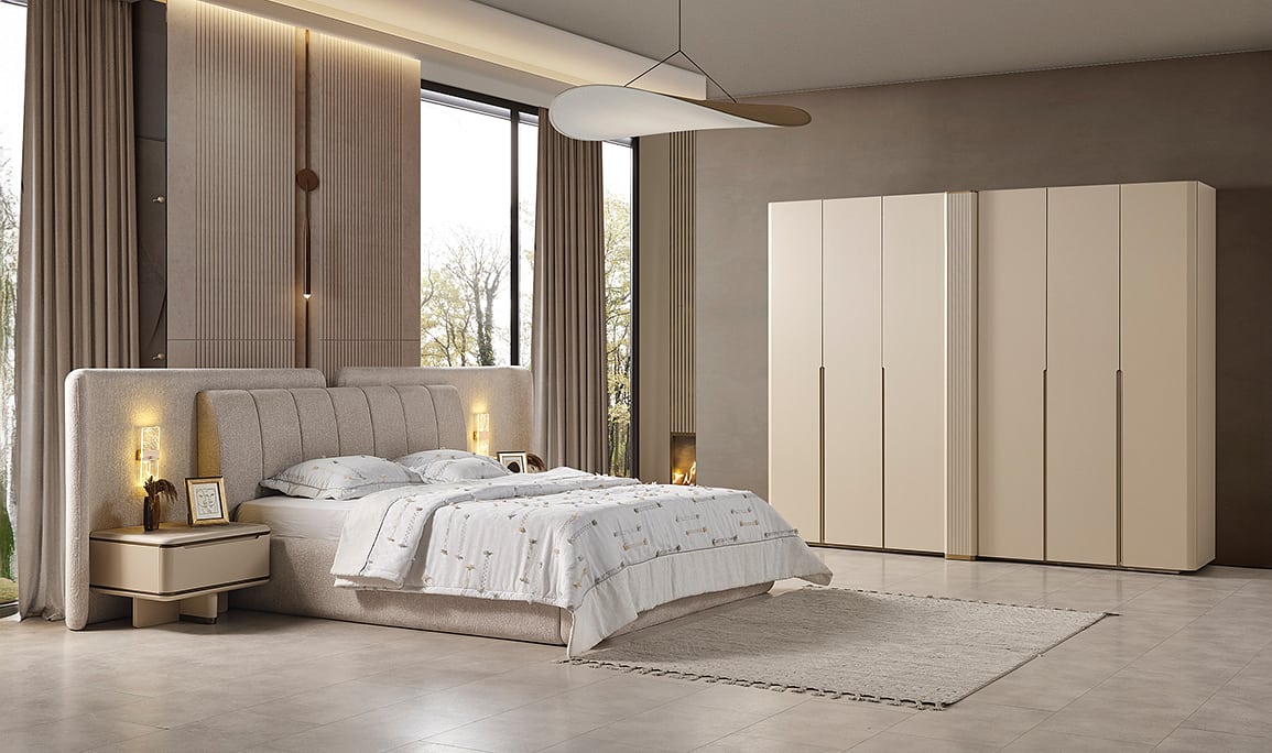 Medusa Home Mobilya - Dolunay Solid Yatak Odası