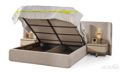Medusa Home Mobilya - Dolunay Solid Yatak Odası