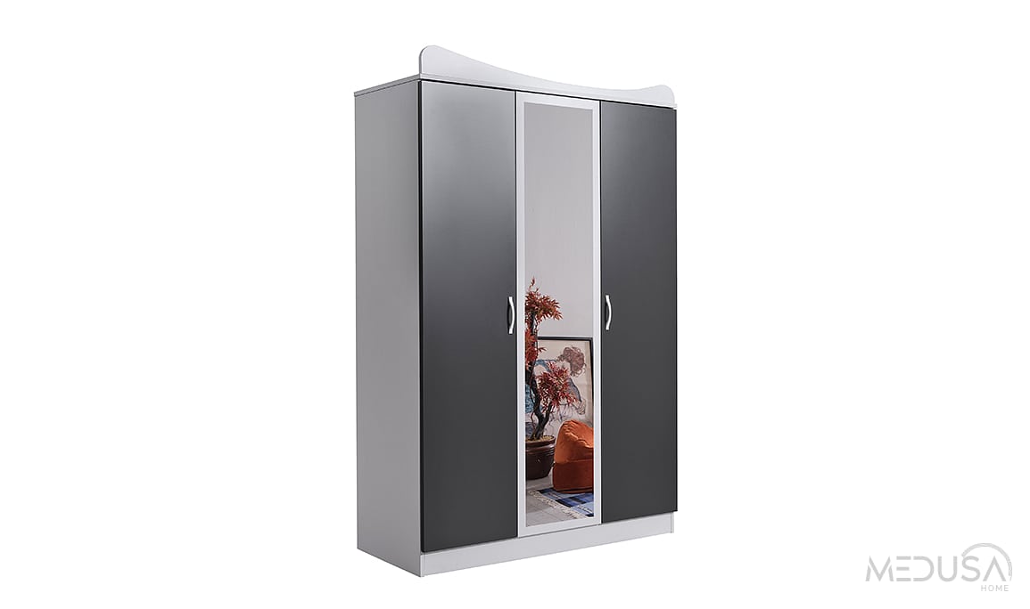 Medusa Home Mobilya - Dublex 3 Kapaklı Gardırop