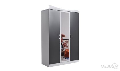 Medusa Home Mobilya - Dublex 3 Kapaklı Gardırop