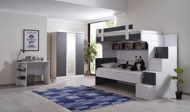 Medusa Home Mobilya - Dublex Genç & Çocuk Odası - Genç Odası Takımları