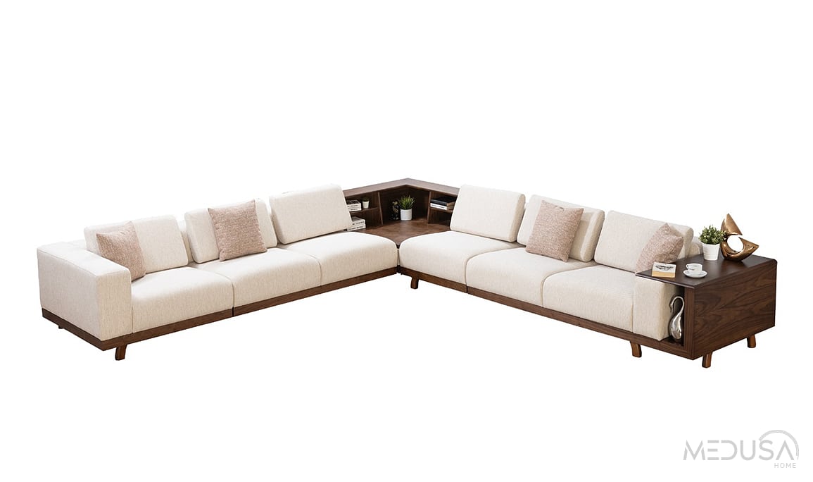Medusa Home Mobilya - Duomo Wood Köşe Takımı