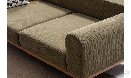 Medusa Home Mobilya - Echo Yeşil Üçlü Koltuk