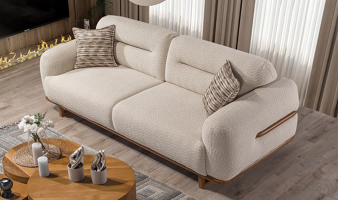 Medusa Home Mobilya - Edena Üçlü Koltuk