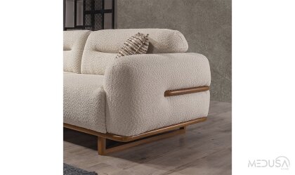 Medusa Home Mobilya - Edena Üçlü Koltuk