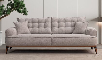 Medusa Home - Ege Açık Gri Üçlü Koltuk Medusa Home - Ege Açık Gri Üçlü Koltuk