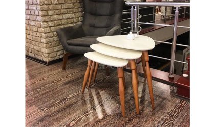 Medusa Home Mobilya - Ege Ekru Zigon Sehpa