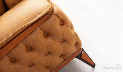 Medusa Home Mobilya - Ege Tarçın Üçlü Koltuk