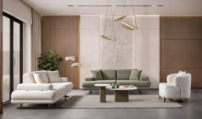 Medusa Home Mobilya - Elissa Koltuk Takımı - Modern Koltuk Takımları