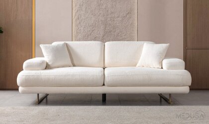 Medusa Home Mobilya - Elissa Yataklı Üçlü Koltuk