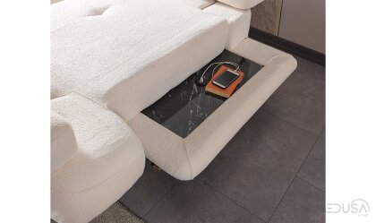 Medusa Home Mobilya - Elissa Yataklı Üçlü Koltuk