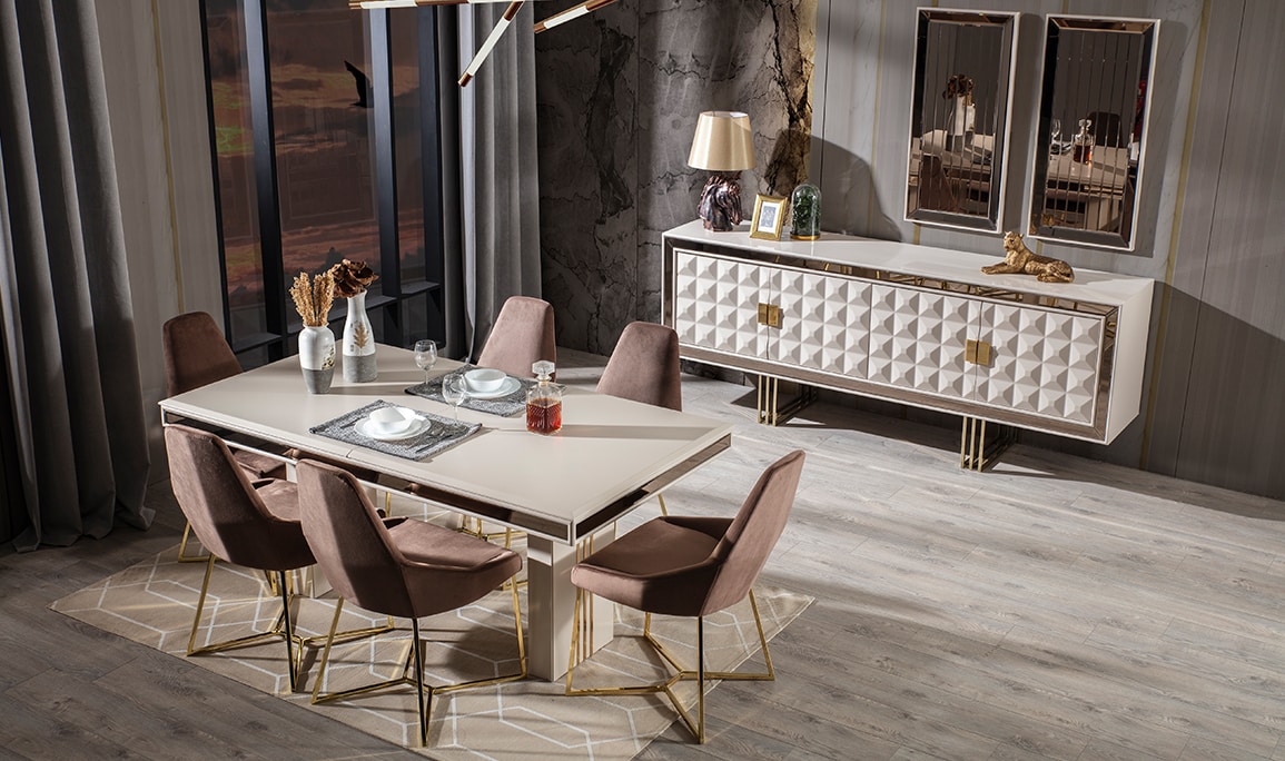 Medusa Home Mobilya - Elit Luxury Yemek Odası