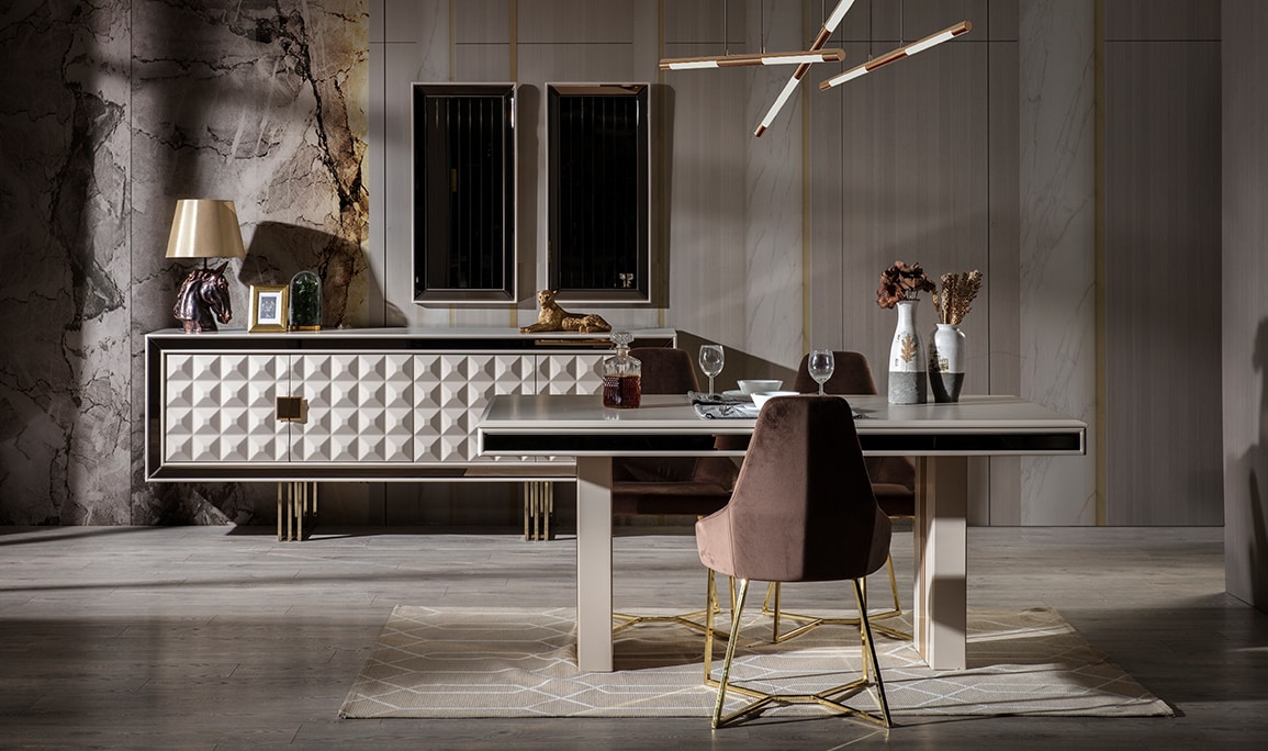 Medusa Home Mobilya - Elit Luxury Yemek Odası