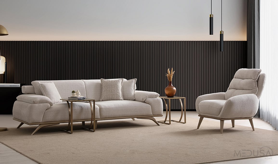 Medusa Home Mobilya - Elite Üçlü Koltuk