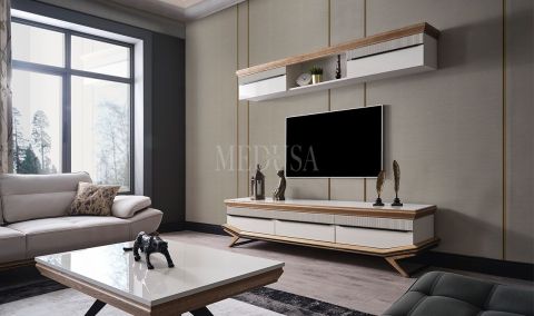 Medusa Home Mobilya - Eliza Beyaz Tv Ünitesi