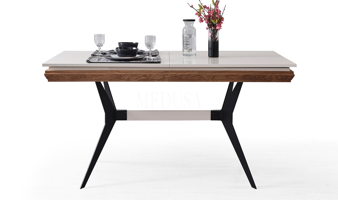 Medusa Home Mobilya - Eliza Beyaz Yemek Masası