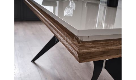 Medusa Home Mobilya - Eliza Beyaz Yemek Odası