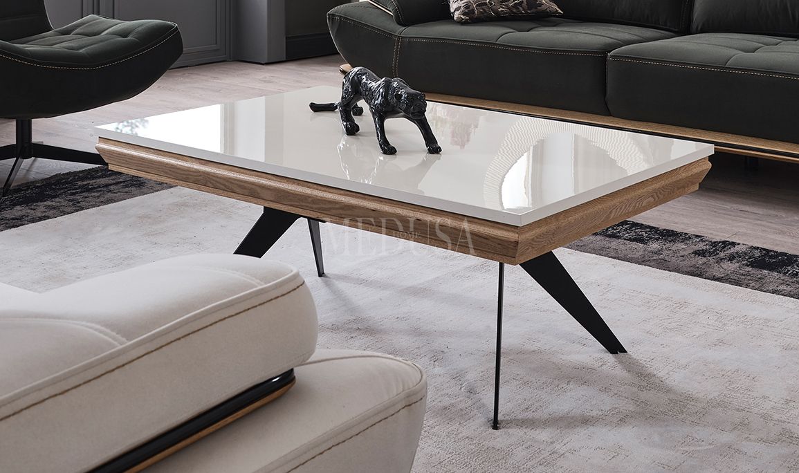 Medusa Home Mobilya - Eliza Beyaz Yemek Odası