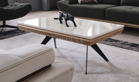 Medusa Home Mobilya - Eliza Beyaz Yemek Odası