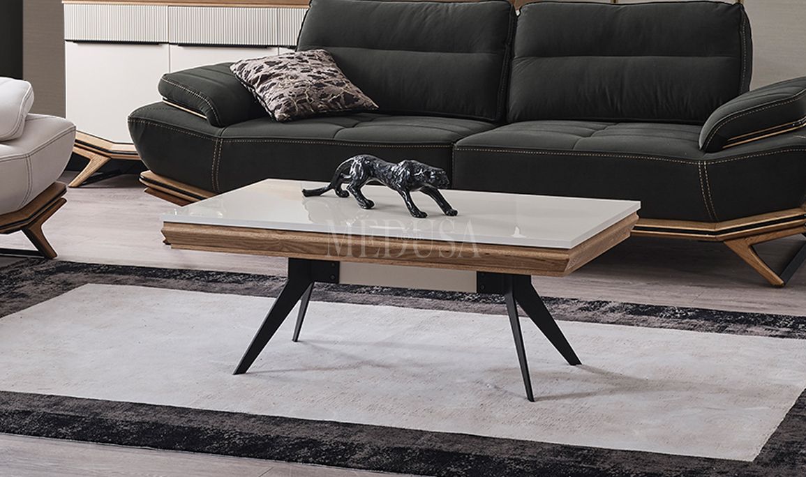 Medusa Home Mobilya - Eliza Beyaz Yemek Odası