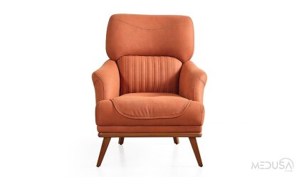 Medusa Home Mobilya - Elora Ahşap Berjer