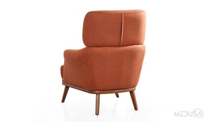 Medusa Home Mobilya - Elora Ahşap Berjer