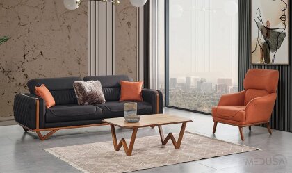 Medusa Home Mobilya - Elora Ahşap Koltuk Takımı