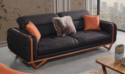 Medusa Home Mobilya - Elora Ahşap Koltuk Takımı