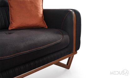 Medusa Home Mobilya - Elora Ahşap Koltuk Takımı