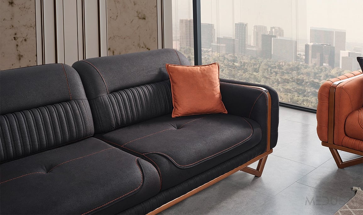 Medusa Home Mobilya - Elora Ahşap Koltuk Takımı