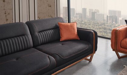 Medusa Home Mobilya - Elora Ahşap Koltuk Takımı