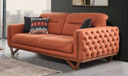 Medusa Home Mobilya - Elora Ahşap Koltuk Takımı