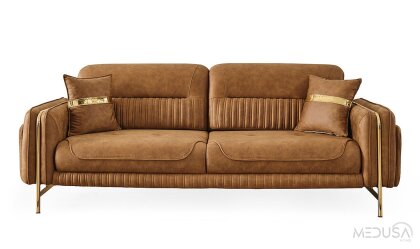 Medusa Home Mobilya - Elora Gold Koltuk Takımı
