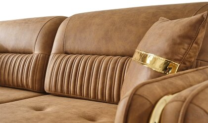 Medusa Home Mobilya - Elora Gold Koltuk Takımı