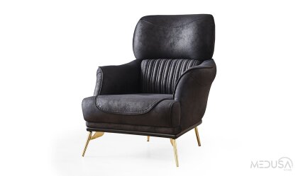 Medusa Home Mobilya - Elora Gold Koltuk Takımı
