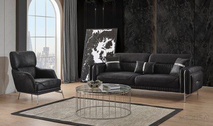 Medusa Home Mobilya - Elora Krom Koltuk Takımı