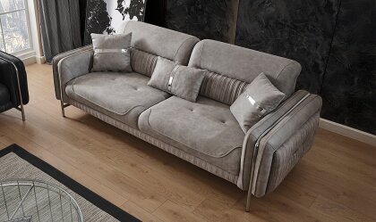 Medusa Home Mobilya - Elora Krom Koltuk Takımı