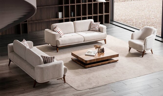 Medusa Home Mobilya - Eltis Koltuk Takımı - Modern Koltuk Takımları