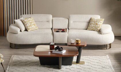 Medusa Home Mobilya - Elya Ses Sistemli Üçlü Koltuk