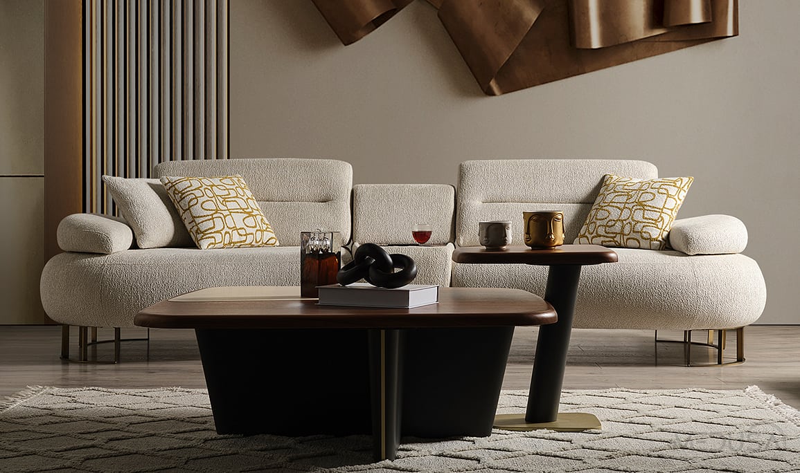 Medusa Home Mobilya - Elya Ses Sistemli Üçlü Koltuk