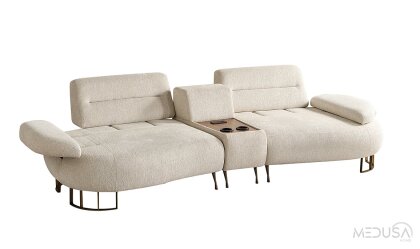 Medusa Home Mobilya - Elya Ses Sistemli Üçlü Koltuk