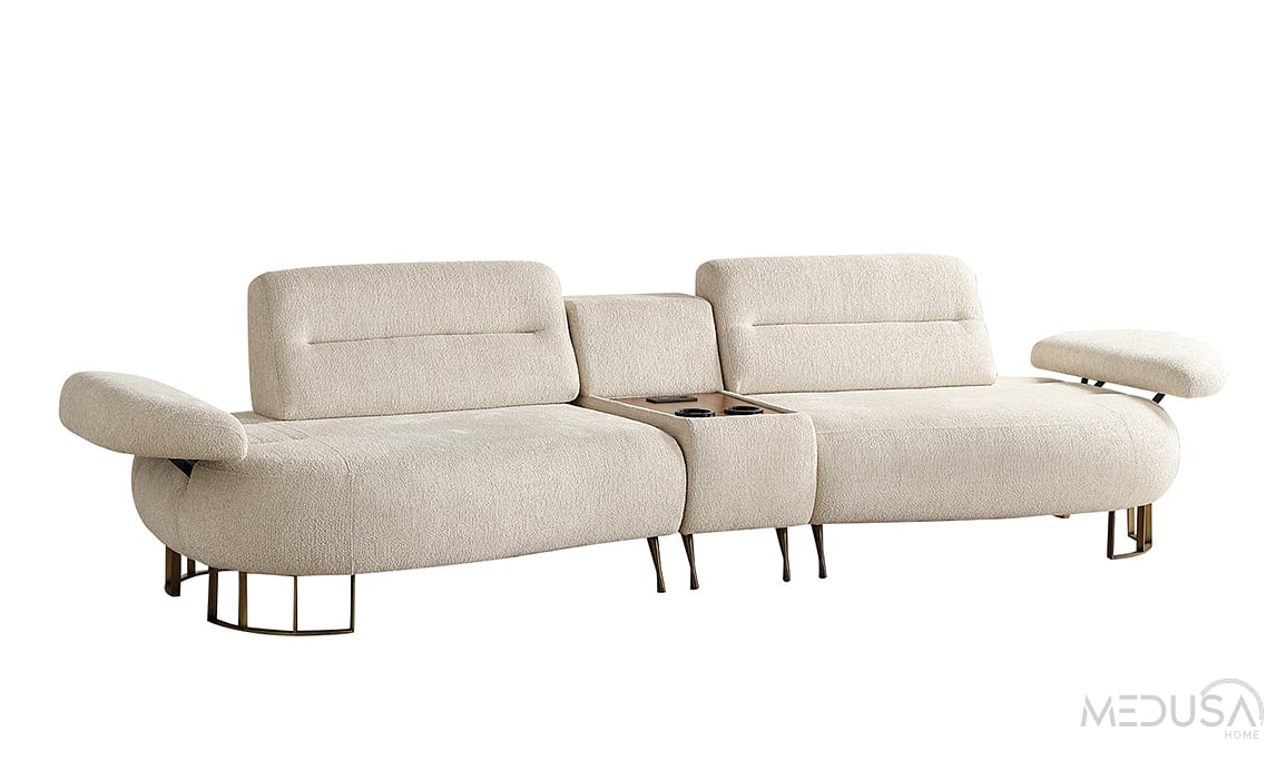 Medusa Home Mobilya - Elya Ses Sistemli Üçlü Koltuk