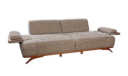 Medusa Home Mobilya - Encore Beyaz Üçlü Koltuk