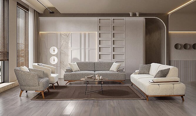 Medusa Home Mobilya - Encore Koltuk Takımı - Modern Koltuk Takımları